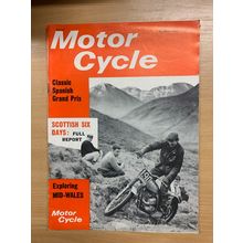 MOTOR CYCLE UK MAGAZINE #3282 12 MAY 1966 - SCOTTISH SIX DAYS (LL)