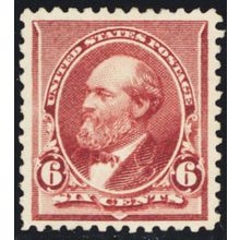 224, Mint VF HR 6¢ SCV $50 * Stuart Katz
