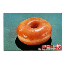 Postcard USA Spudnuts advertising potato doughnuts food unposted