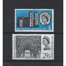 GB.900th Anniversary of Westminster Abbey set of 2.Mounted Mint.Jul25b