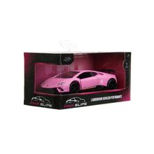 PINK SLIPS 2017 LAMBORGHINI HURACAN PERFORMANTE GLOSSY PINK - JADA 34661 1/32