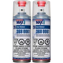 Spray Max USC 2K High Gloss Clearcoat Aerosol (2 PACK)