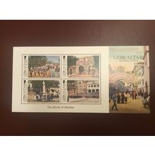 ICOLLECTZONE Gibraltar 1346 Old Views of Gibraltar Sheet VF NH
