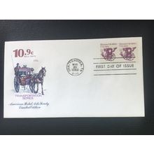 ICOLLECTZONE US 1904 Transportation Series 10.9 cents FDC (F400)