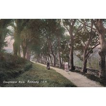 EC992 RAMSEY -CLAUGHBANE WALK. PRINTED POSTCARD