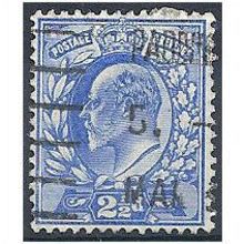 1902 - SG230 2 1/2d Ultramarine Good Used