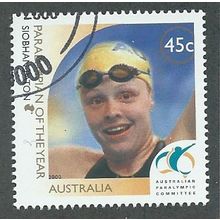 AUS 2000 45c 'PARALYMPIAN OF THE YEAR - PATON' (C.T.O) FINE USED (EBID48-294)