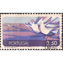 PORTUGAL, Nature Protection, Birds, violet 1971, 3.50 Esc