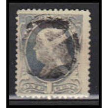 Used 206 1c Benjamin Franklin Barely Clears RA0399
