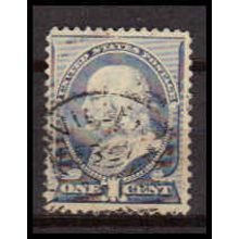 Used 212 1c Benjamin Franklin Barely Clears RA0533