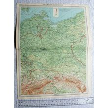 1922 The Times Plate 41 Germany - Eastern Section