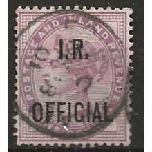 1882 O3 1d Lilac Inland Revenue Official Fine Used ..
