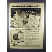 1941 Westinghouse Electric Range Ad - Vitamized Cooking