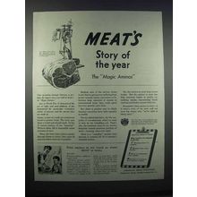 1945 American Meat Institute Ad - Story of the Year