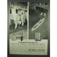 1962 CEC / Bell & Howell Ad - Mass Spectrometer