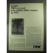 1968 TRW Inc. Ad - Goal to Be Billion-Dollar Company