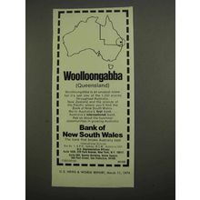 1974 Bank of New South Wales Ad - Woolloongabba