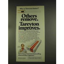 1976 Tareyton Cigarettes Ad - Improves