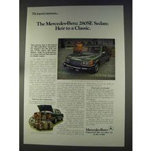 1977 Mercedes-Benz 280SE Sedan Ad - Heir to a Classic