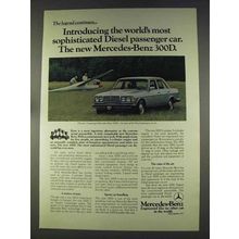 1977 Mercedes-Benz 300D Ad - Sophisticated Diesel