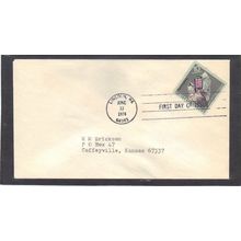 FDC 1539 10c Tourmaline (No Cachet-Typed/A) CV42234