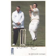 Mark Ealham Kent England Team Hand Signed Cricket Classic Card Photo Postcard