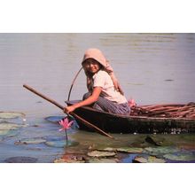 Boat at Poi Pots Khmer Rouge Guerillas Deny Cambodia Peace Protest Postcard