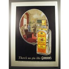 1955 Gordon's Gin Ad - There's no gin like Gordon's