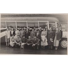 NAAFI Military Transport Drivers Vintage Radio Bus Type PB Postcard Photo