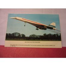 CONCORDE PROTOTYPE OO2 aeroplane unused postcard Colourmaster #