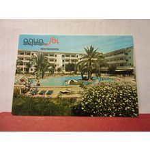 APARTAMENTOS AQUA SOL, PALMA NOVA, MALLORCA, SPAIN unused postcard =