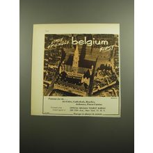 1960 Belgian Tourist Bureau Advertisement - Visit Friendly Belgium First