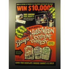 1994 Barq's Root Beer Soda Ad - Barq's National Halloween Costume Contest