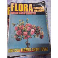 vintage may june 1983 flora flower arranging mag selection shown