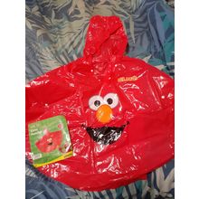 child elmo plastic poncho brand new