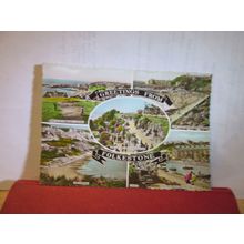 multiview, FOLKESTONE, KENT.. used postcard by Lansdowne 1956 pm =