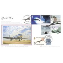 John Wilson WW2 Medal Veteran De Havilland Comet Croydon Hand Signed FDC