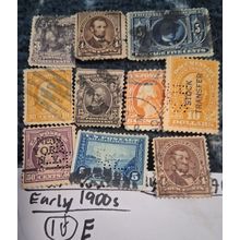 10: 1900s - 1920s All Different! USA Used XF Extra-Fine. Lowest Price Anywhere E
