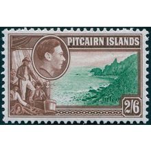 Pitcairn Islands 1940 2s 6d green & brown SG8 unused