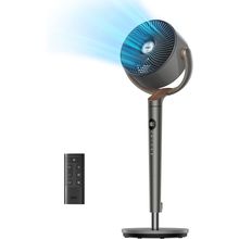 Dreo Fan for Bedroom, 120° Oscillating Standing Fans,Quiet Floor Fan with DC Mot