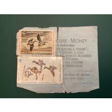 ICOLLECTZONE US RW39 with Iowa Duck stamp on License