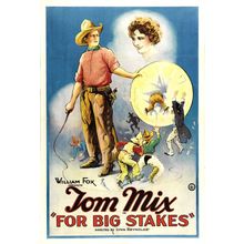 For Big Stakes (1922)_0 Movie Film Poster Canvas iconic design