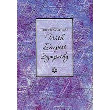 Thinking of You With Deepest Sympathy - Sympathy Greeting Card - 01937
