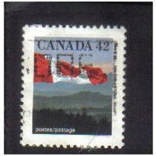 1989 canada flag 42c f/u sg1356