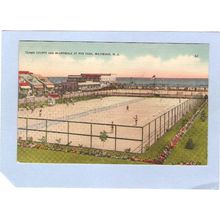 New Jersey Wildwood Tennis Courts & Boardwalk At Fox Park Wildwood NJ~655