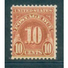J84 10c Postage Due Barely Clears MNH Q3264