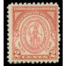 682 2c Massachusetts Just Clears MNH M07121