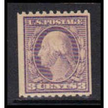 489 3c George Washington Fine MHR K1528