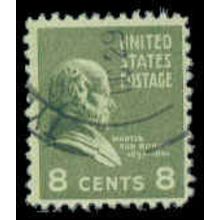 Used 813 8c Martin Van Buren Fine M07869