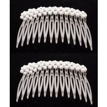 Pearl Side Hair Combs (pair) [ ]